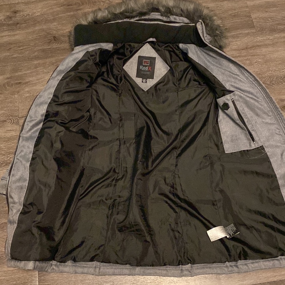 Red X Collection Herringbone Parka - Picture 13 of 15